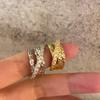 New Unique Design Multi-Layered Zircon Ring For Women Fashionable  Daily Accessory Party Jewelry Birthday Gifts