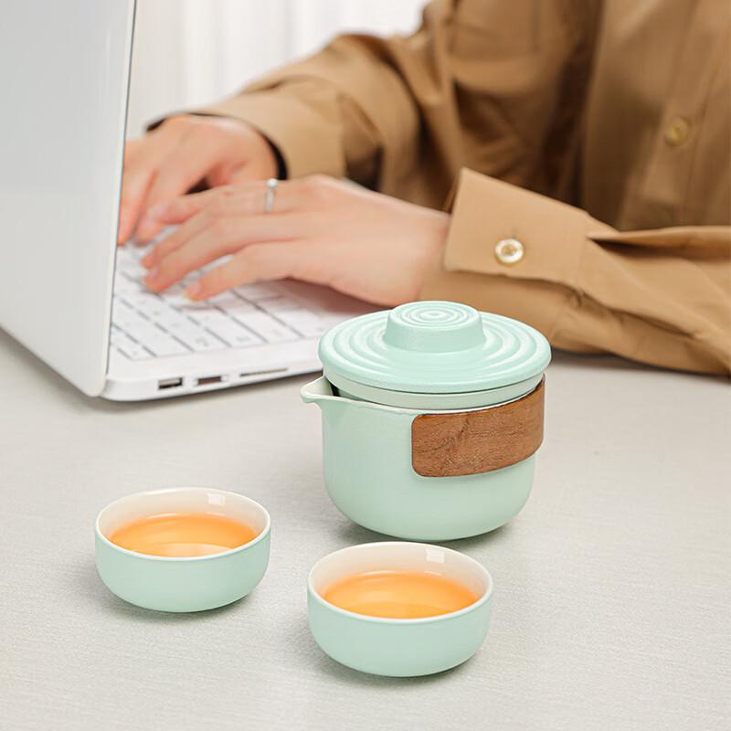 Portable Ceramic Travel Tea Set
