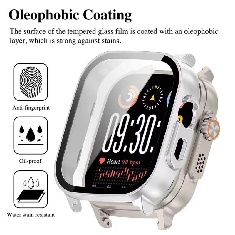 Hard PC+Tempered Glass Case For Realme Watch 5 Bumper Full Cover Protective Shell For Realme Watch 5 Screen Protector Accessory