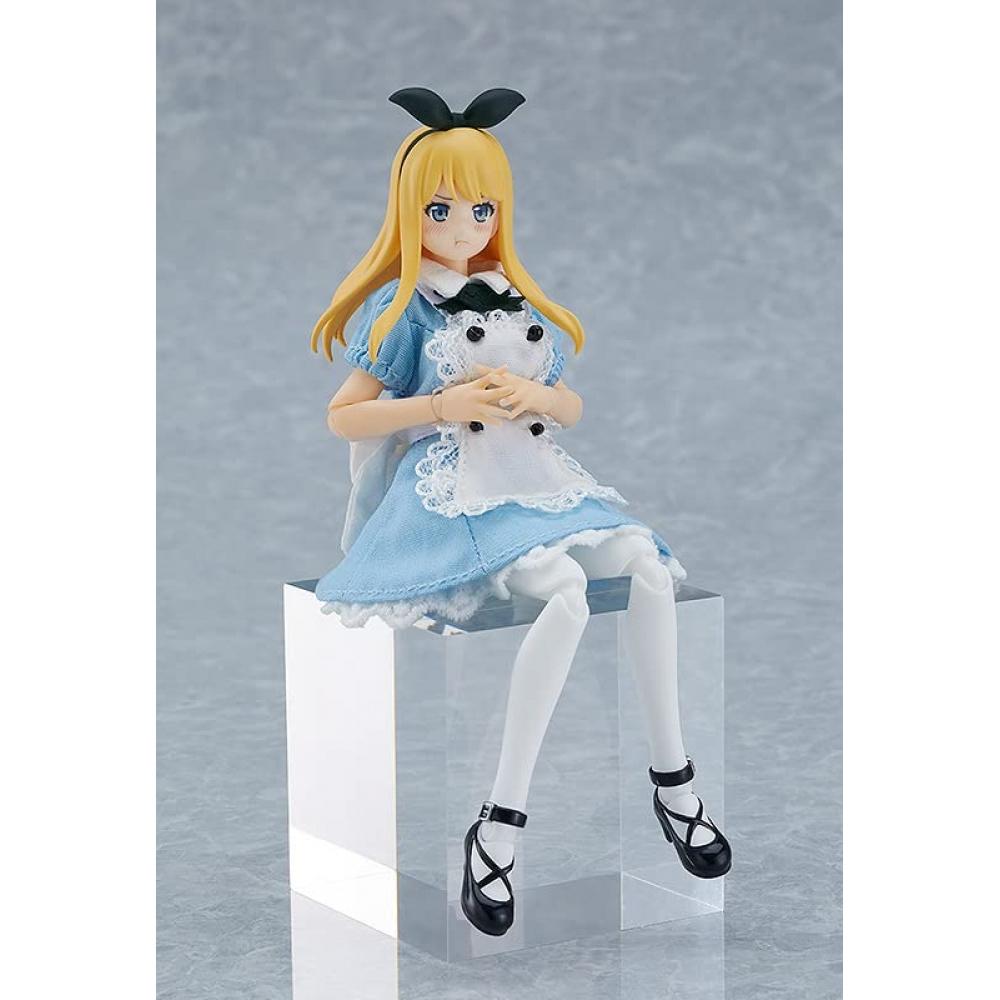 Figma Styles Weiblicher Körper [Alice] mit One Piece + Schürze Koordination Nicht maßstabsgetreue, bemalte, bewegliche Figur aus Kunststoff