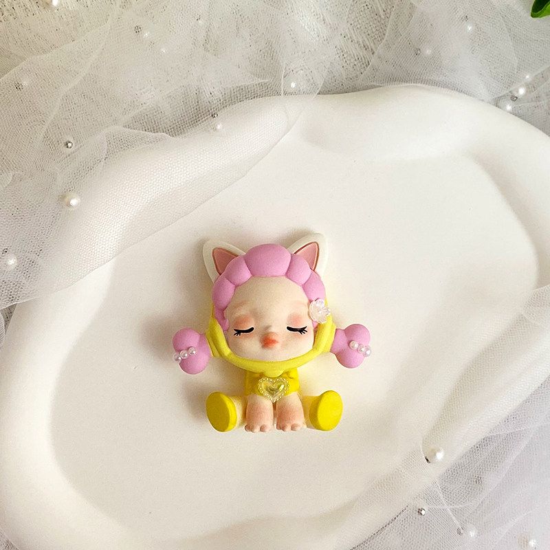 Cute Cartoon Doll Car Aromatherapy Air Conditioning Air Outlet Ornament Car Fragrance Fragrance Fragrant Stone Gift for Women