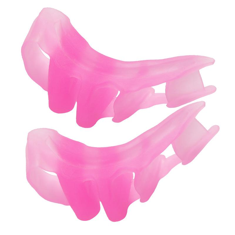 

Silicone Hallux Valgus Toe Separator & Soft Orthosis Corrector One Size рожевий