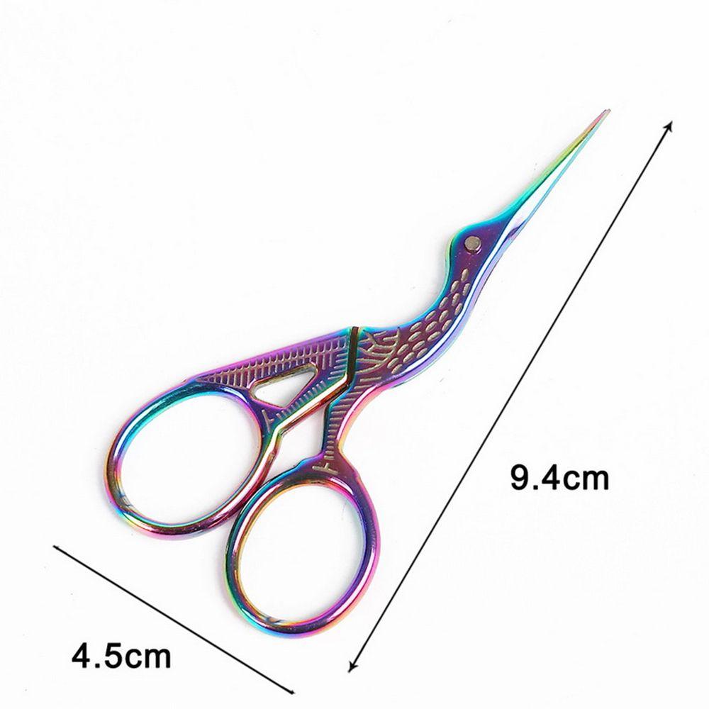 Classic Stork Nail Art Crane Embroidery Cutters Scissors Shears Tailor Scissors Sewing Tool