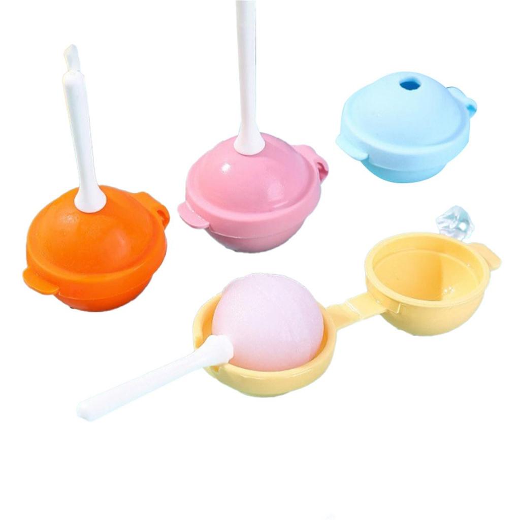 Lollipop Silicone Ice Box Popsicle Mold Mini Ice Cream Maker Ice Mold Household Popsicle Ball Diy Mold Homemade Popsicle Tools