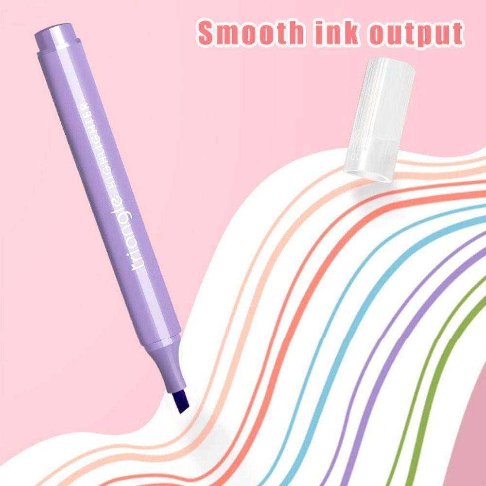 Zakreślacz Morandi/Makaronowy Trójkątny Uchwyt Fluorescencyjny Powrót do Szkoły