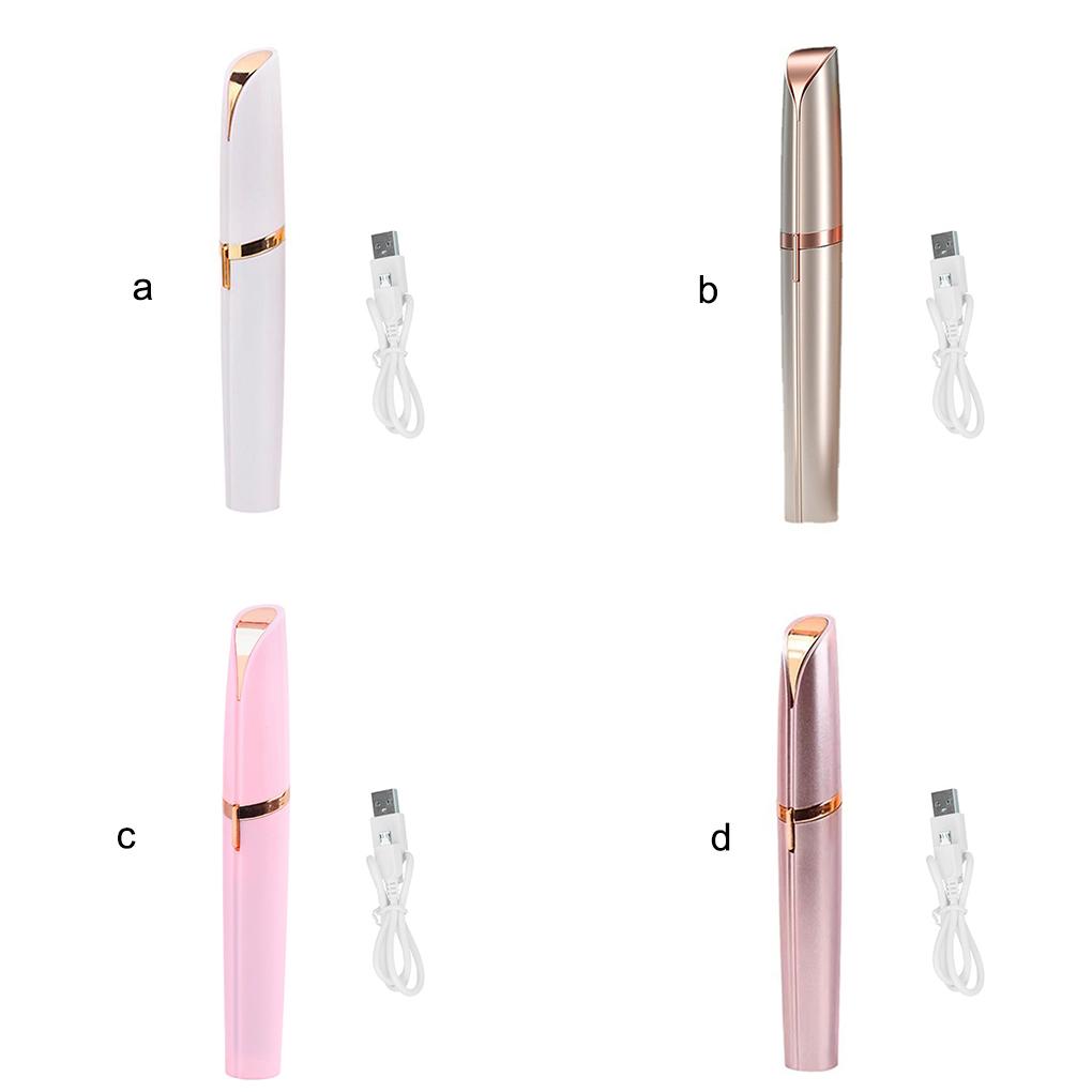 Elektryczny trymer do brwi USB Depilator do włosów na twarzy Trymer Golenie Podróżny Odpinany Golarka do brwi