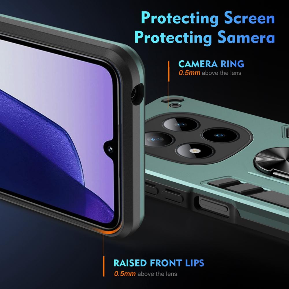 Für Xiaomi Redmi Note 15 Pro+ 5G Hülle Magnetischer Halter Ring Stoßfeste Armor Abdeckung Für Redmy Note15 Pro Plus Linsenschutz Fundas