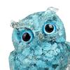 3D Owl Statue Collection Miniature Decor Crystal Decoration for Tabletop Office Bookshelf