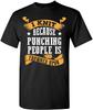 I Knit Because Punching People Is Frowned Upon Knitting - Adult Shirt