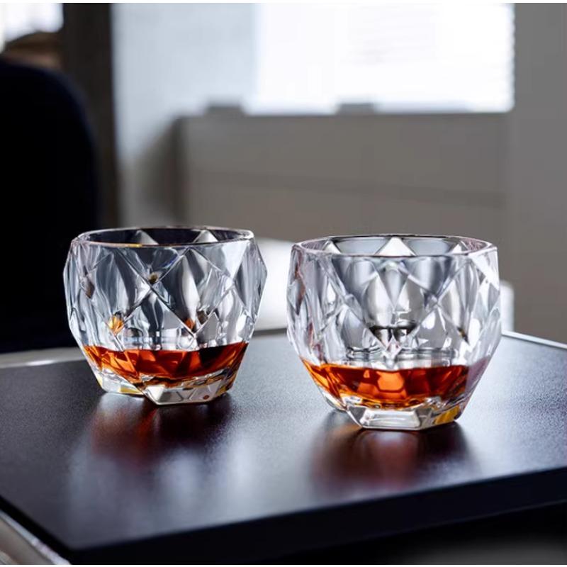 Crystal Whiskey Cup Home Bar Beer Water&Party Hotel Wedding Glasses Gift Beverages