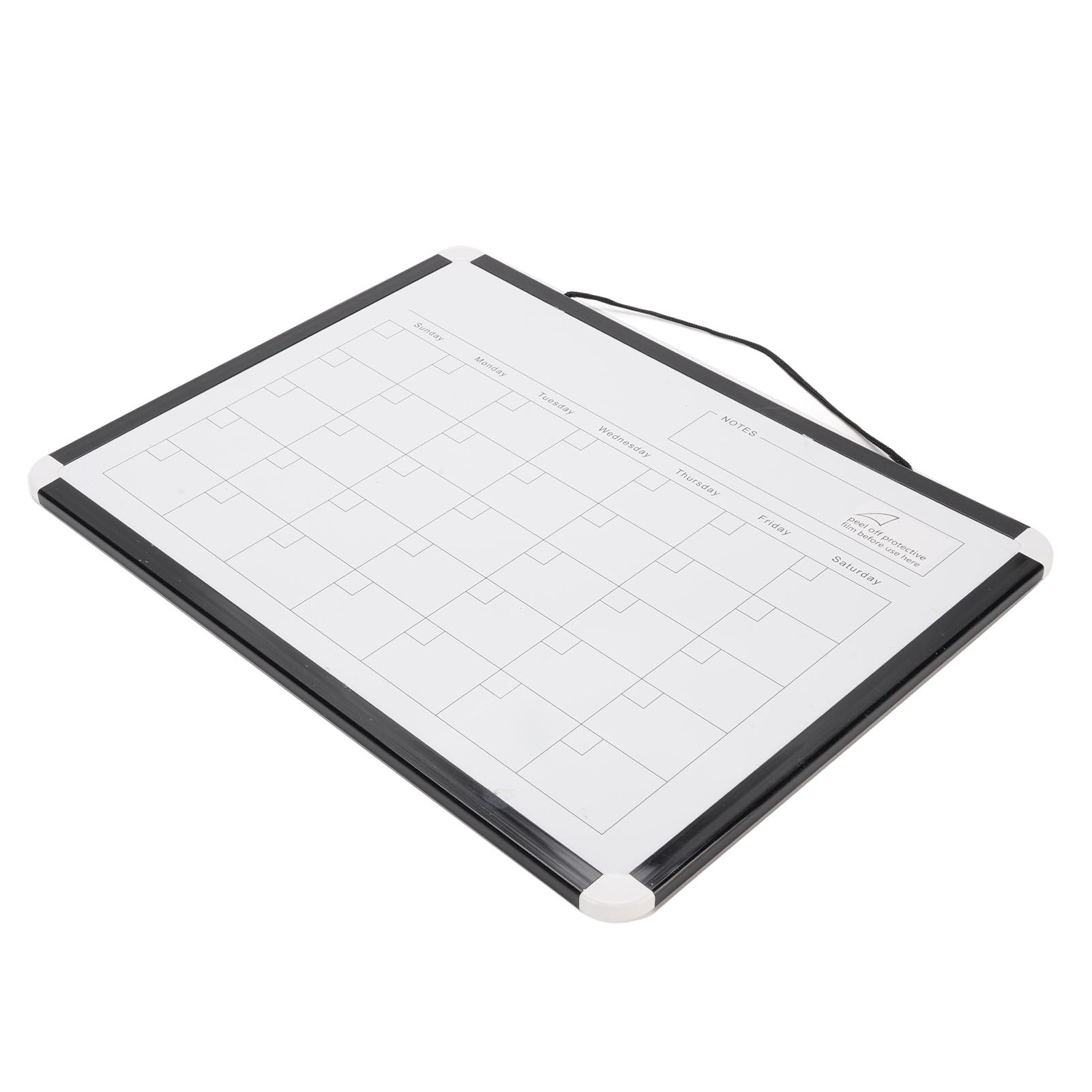 

Месячный календарь Магнитная переносная двусторонняя белая доска для сухого стирания для стены с черным