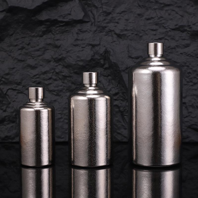 High-Value Titanium-Lined Large Capacity Office Tea Steeping Pot 500ml серебряный