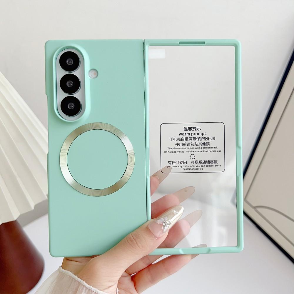 For Samsung Galaxy Z Fold 7 Case Hard PC Magnetic Wireless Charging Film Protective Back Cover Case For Z Fold 7 Phone Shell