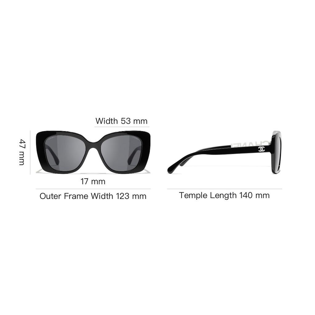Chanel Personality Comfortable Square Sunglasses Unisex Sunglasses A71353-X02569-S2610