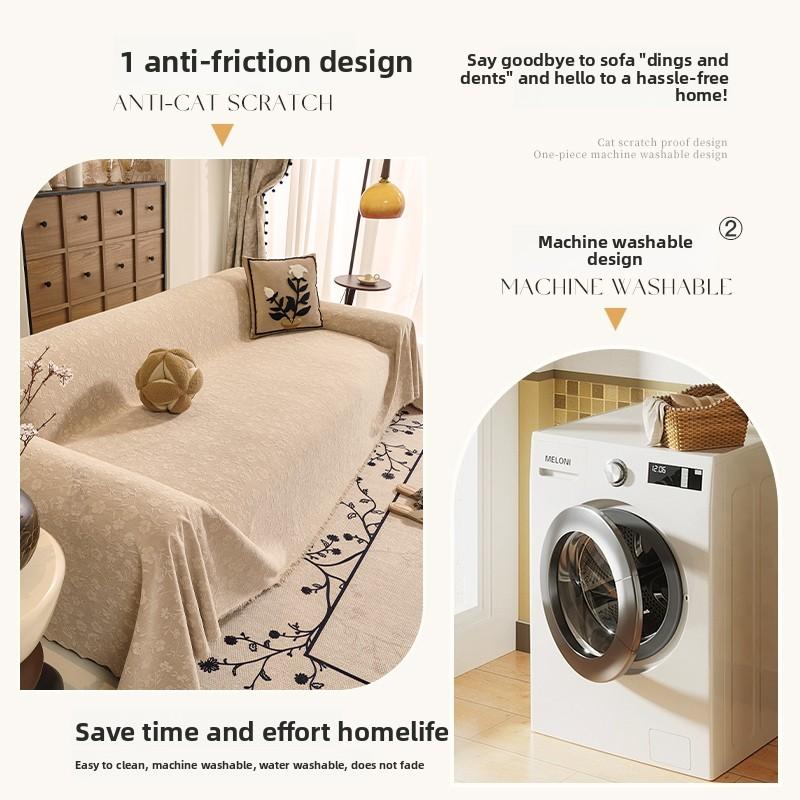 Simple Chenille Sofa Cover Universal In All Seasons Anticat Scratching Sofa Towel A Whole Fullcover Blanket And Machine Washable