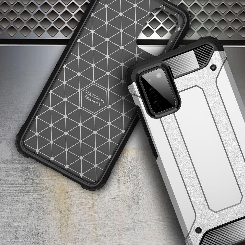 TECH ARMOR case for Samsung Galaxy A02s, Silver