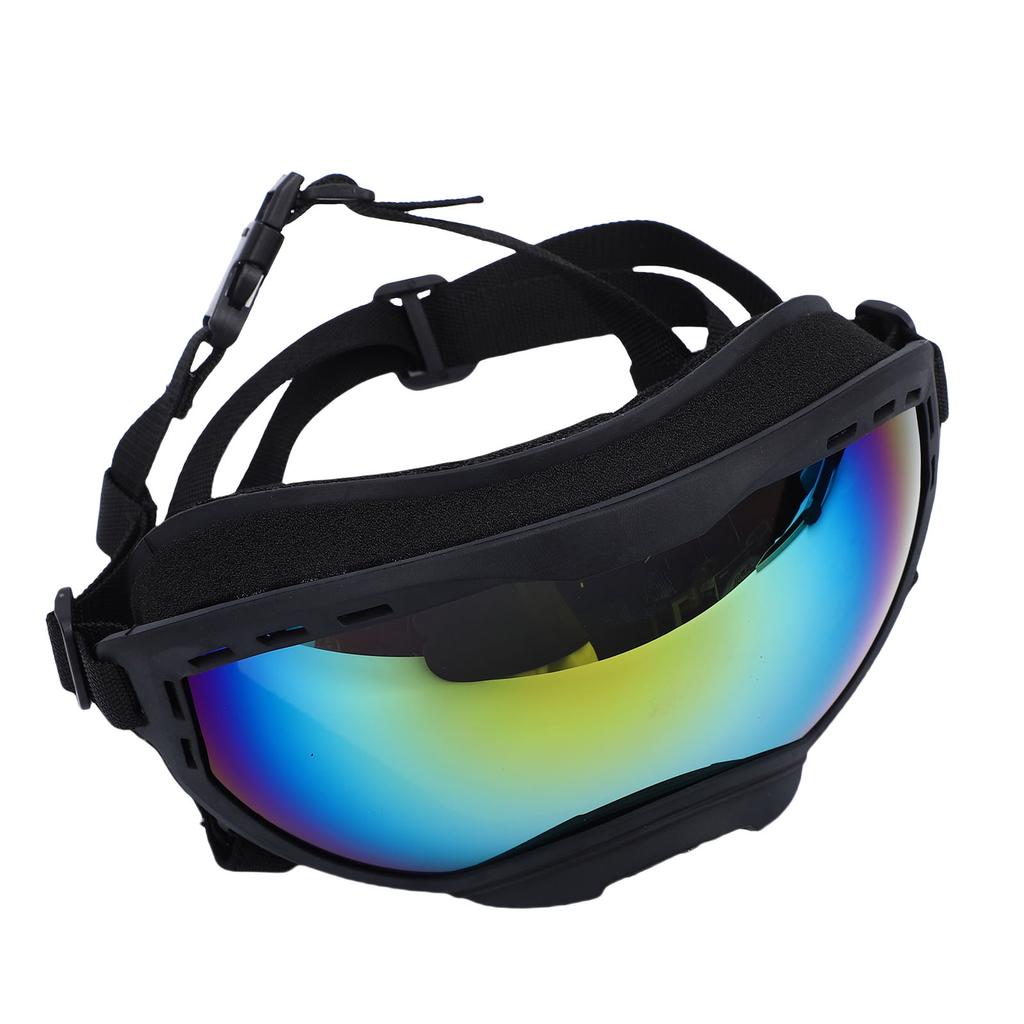 Dog Sunglasses for Large Breeds PC Sun Proof Wind Proof Pet Goggles with Adjustable Strap for Outdoor Driving Skiing