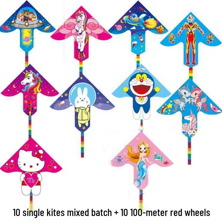 2026 New Children's Unicorn Triangle Kite - Easy To Fly In Light Breeze, In Stock