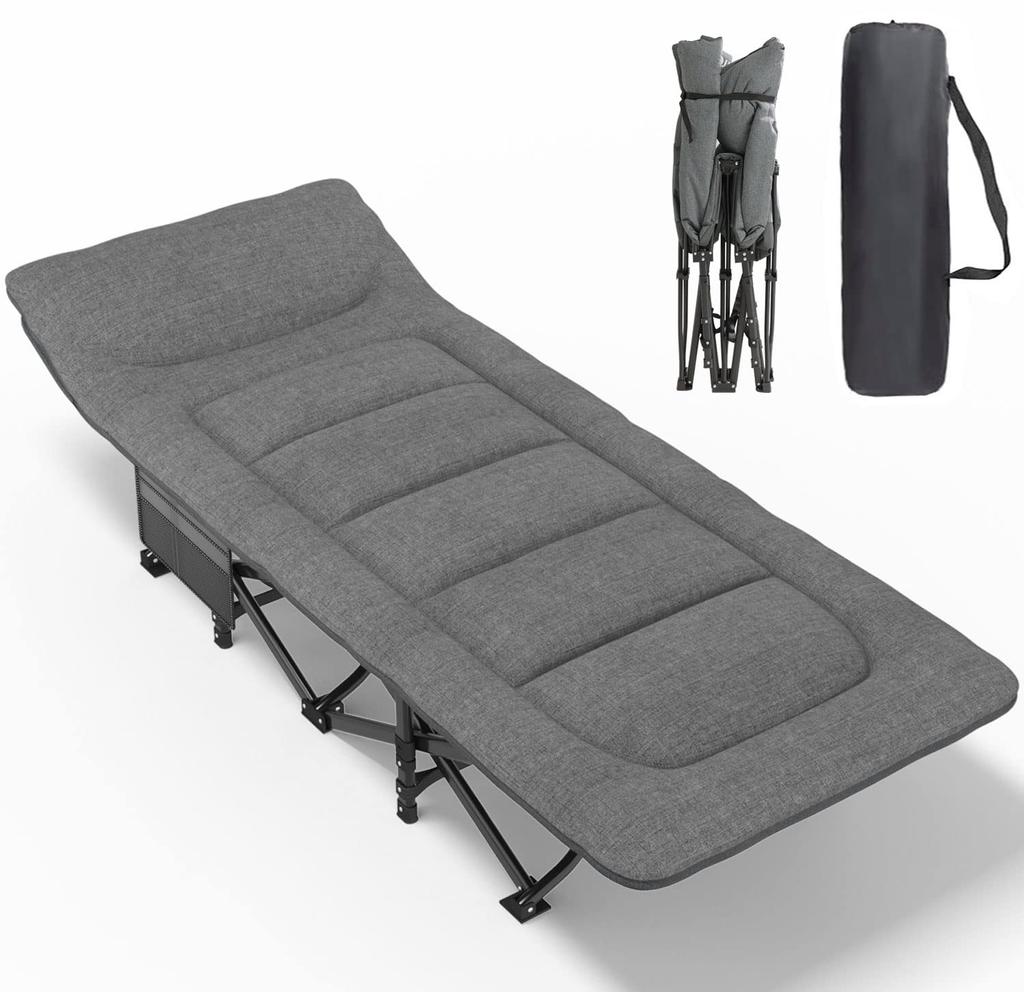 ATORPOK Folding Simple Folding Outdoor Camping Folding Convenient Load Capacity 200kg Bed, Bed, Cot, Bed, Waterproof, Breathable, Lightweight, Bed,