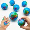 6Pcs Soft Foam Globe Squeeze Toy World Map Toys Mini Foam Earth World Map Ball For Children Adult Stress Relief Novelty Toys