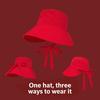 Summer Lace-up Bow Quick Drying Fisherman Hat Women Light Thin Wide Brim Bucket Cap Girls Lady Travel Beach Sunshade Basin Caps