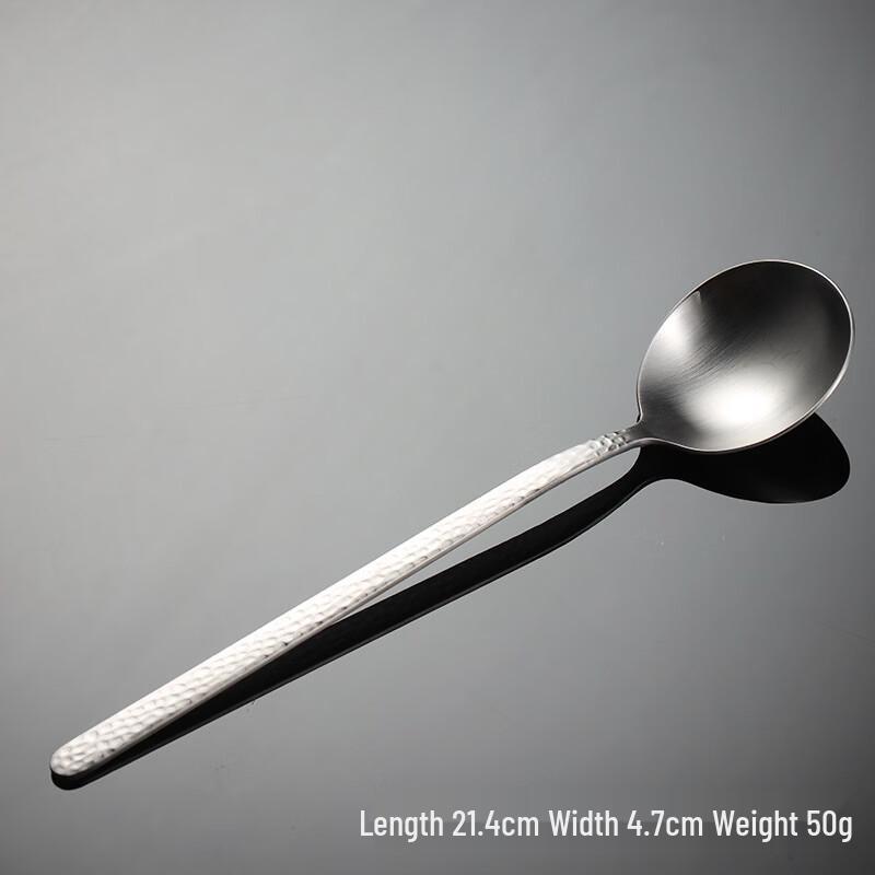 

Qianxing Korean Style Titanium Plated Hammered Stainless Steel Spoon