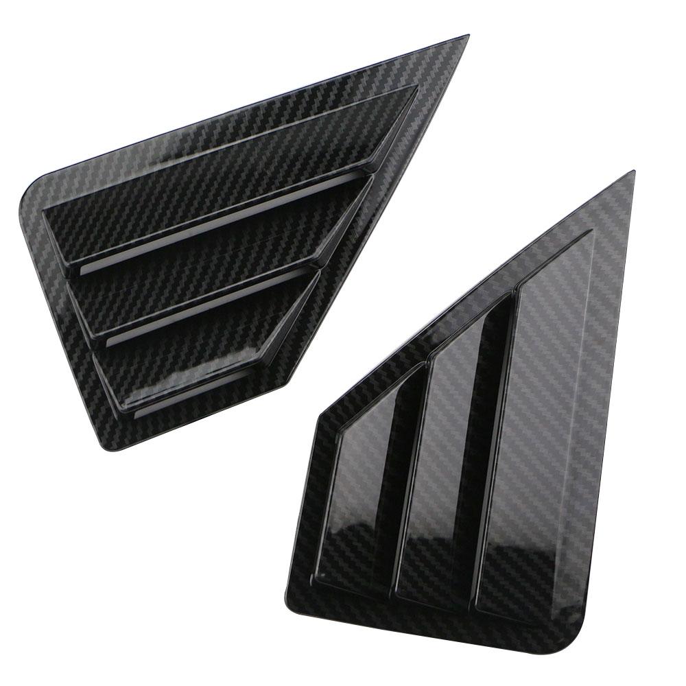 Car Rear Window Cover Window Sticker Triangle Blinds Trim for Toyota C-HR CHR C HR 2016-2022 2pcs/set Accessories