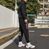 Li Ning Sports Fashion Series Cuffed Loose Fit Sports Long Pants Men Bottoms Black AKLR535-1