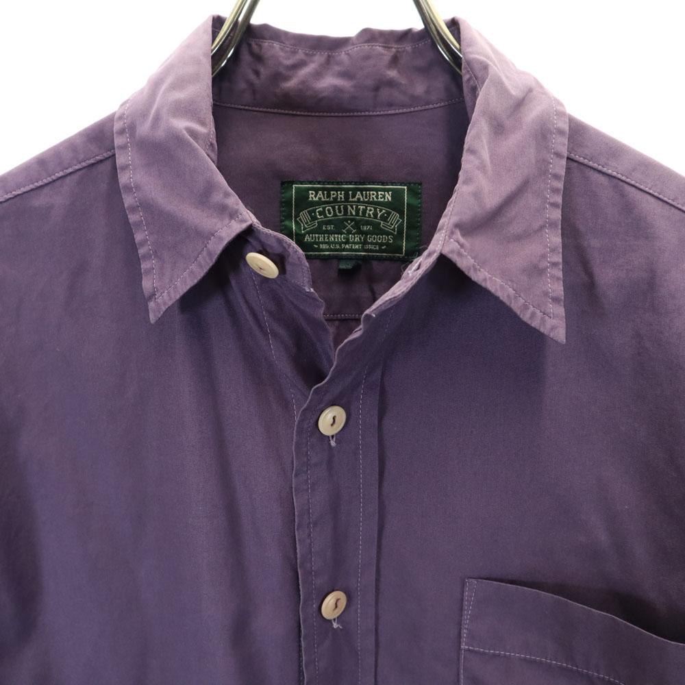 RALPH LAUREN COUNTRY Cămașă cu mânecă lungă 9 mov Femei Folosit