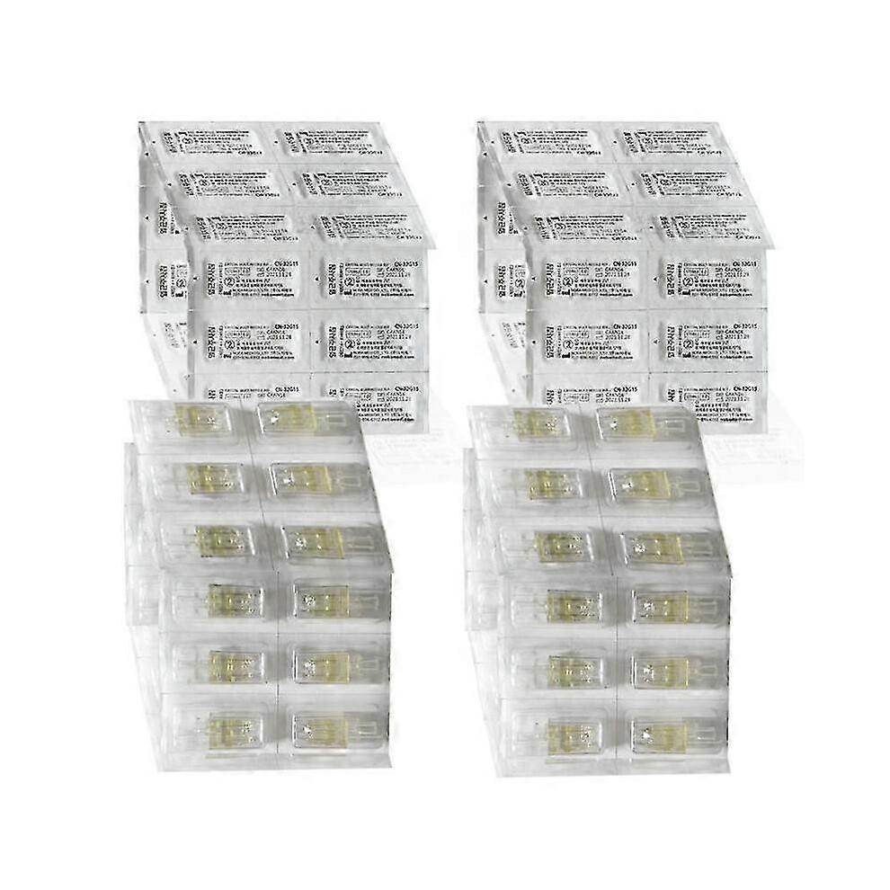 20 UNIDADES Aguja Múltiple de Cristal para Mesoterapia 5 Pines 32G 1.5MM Aguja Múltiple de Cristal 5 Pines 4 Pines 3 Pines 32g 34g 1.0mm 1.25mm 1.5mm Mesoterapia M