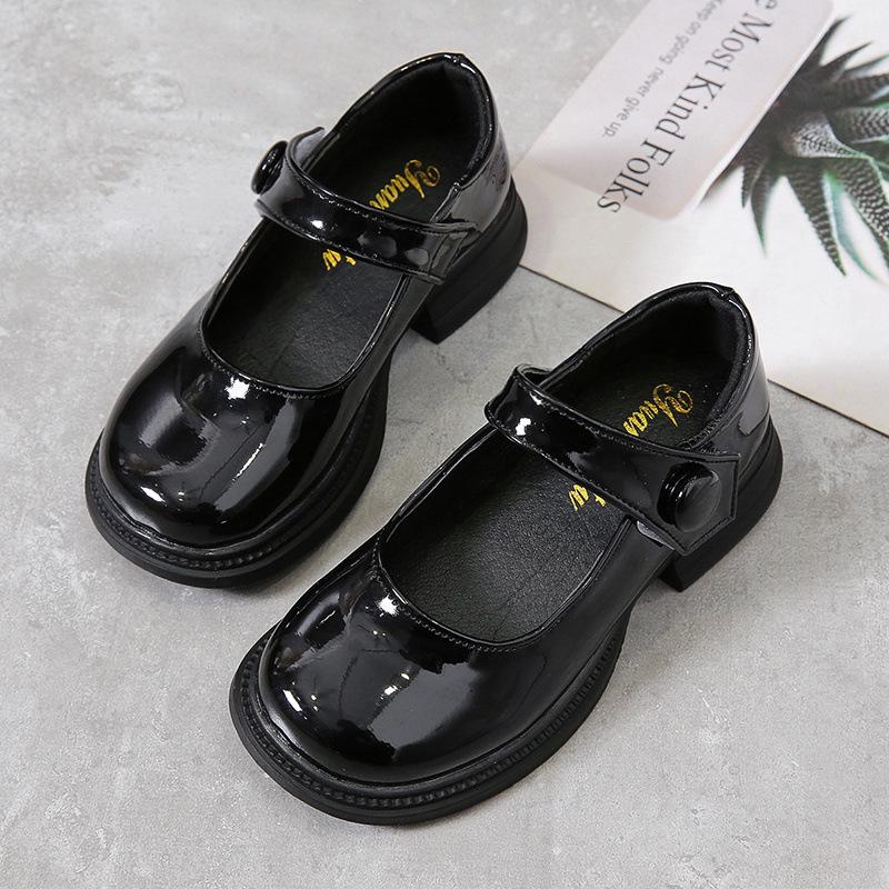 Girls Princess Shoes 2025 New Fashion Foreign Soft-soled Small Leather Shoes Korean Version of Medium and Large Children's Single Internet Celebrity