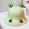 Cute and sweet frog-eye fisherman hat for women and children, suitable for outdoor trips, sun protection, makes the face look smaller, sun-shading