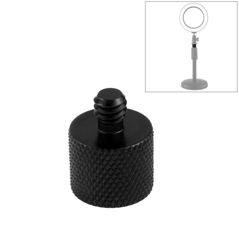 Screw Converter 3/8in Female To 1/4in Male Thread Adapter for Tripod Monopod Camera Photo