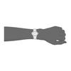 [White Base] Leather Band Women's Watch with Box/waterproof Function for Gift