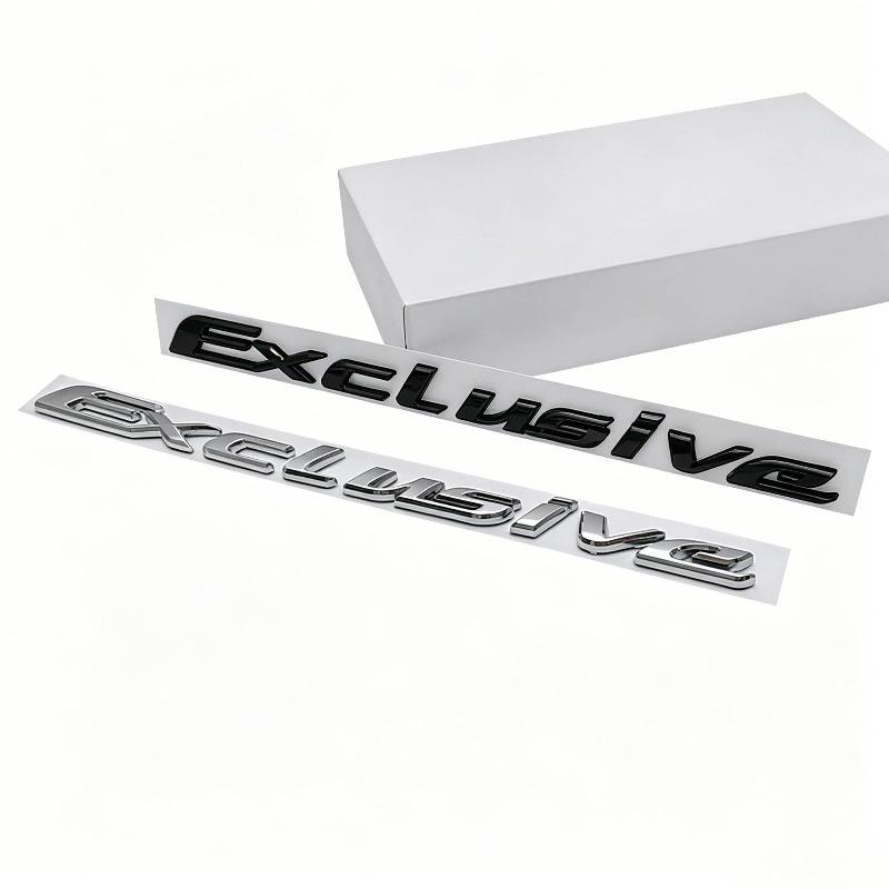 EXCLUSIVE Car Sticker, Suitable for Electroplated Letter Rear Label 3D Three-dimensional Modified Body Label