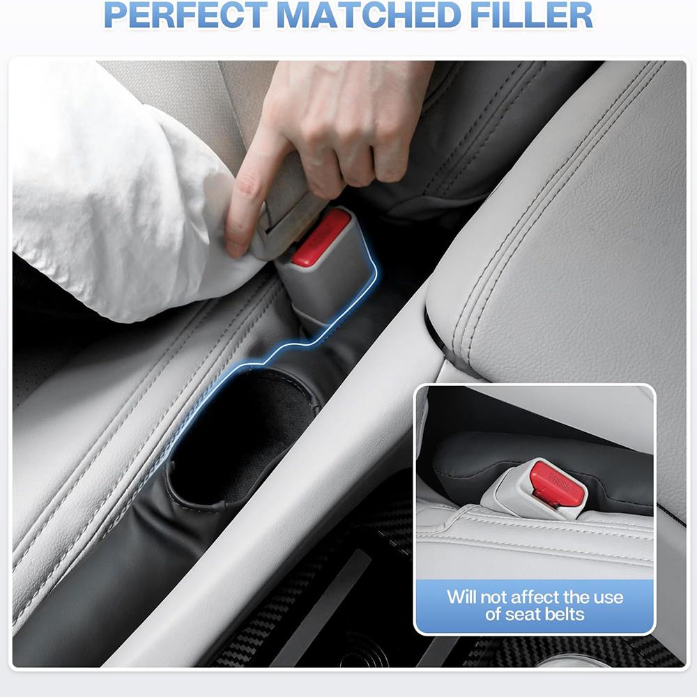 2pcs Car Seat Gap Filler Seat Gap Filler Organizer for Car, SUV, Truck and Van