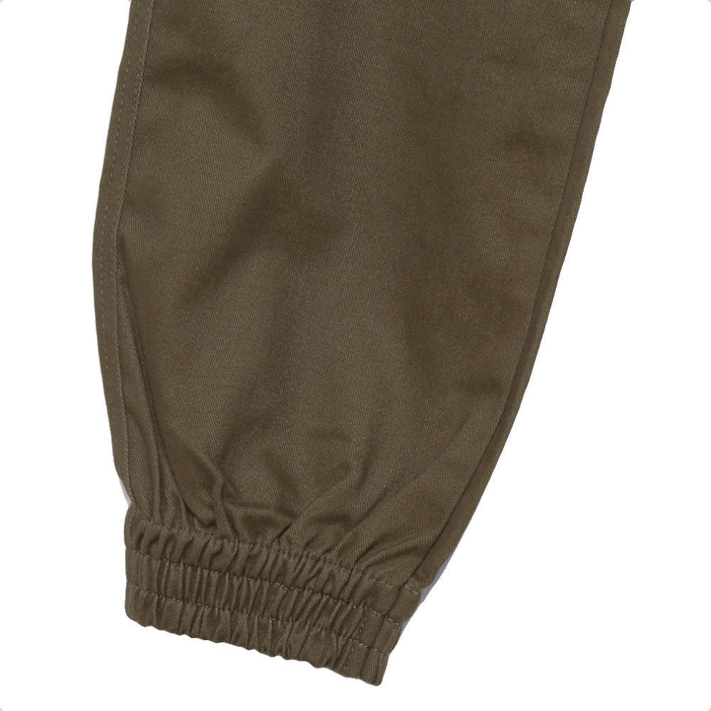 Męskie, jednokolorowe, proste, średniej talii, do kostek, luźne, cienkie spodnie do biegania