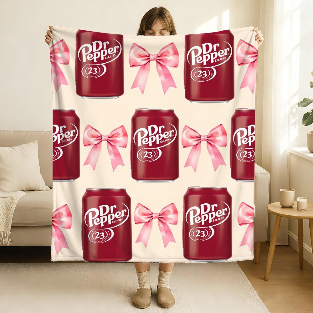 

Бренд Dr Pepper Напій Ковдра М яка та Приємна для Шкіри Для Дивана Ліжка Дрімоти Покривало На Всю Пору Року Ковдра 150x180cm