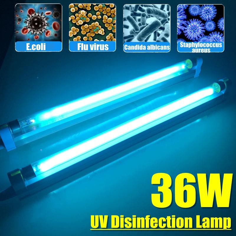 Λάμπα UV Στεγνώματος 36W 395NM Λάμπα Απολύμανσης UV Μήκος Κύματος Βιολετί Ανίχνευση Φθορίζοντα Παράγοντα Λάμπα UV Απολύμανση με Όζον
