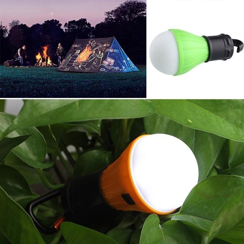 Fashion  Outdoor Hanging 3LED Camping Tent Light Bulb Fishing  Lamp Torch Flashlight