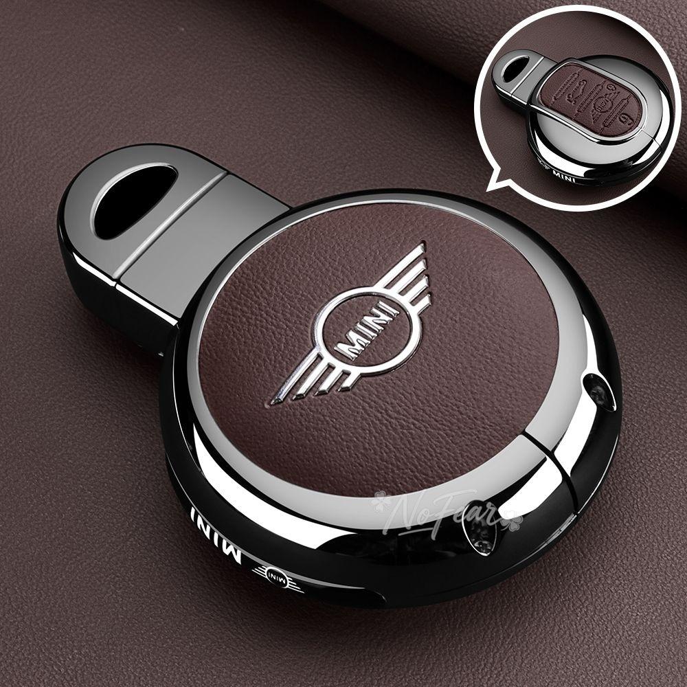 BBIO8 Zinc alloy Car Remote Key Cover Case Shell Protector For BMW MINI COOPER S ONE JCW F54 F55 F56 F57 CLUBMAN COUNTRYMAN Stickers