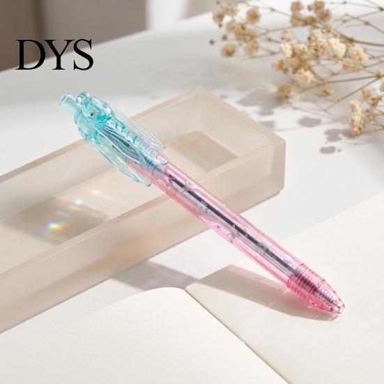 Kawaii pera pro deník a poznámky Třpytivá křídla Vážka Gelové pero, 0,5 mm Hladké psaní Průsvitné tělo Papírnictví, Kreativní dárky Přátelé
