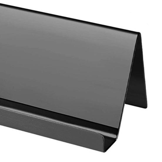 Stainless Steel Business Card Holder Professional Business Mental Case Rack Open Design Desktop Organizer for Office Desk