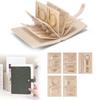 With Zipper Jewelry Storage Book Transparent Storage Bag Necklace Binder Storage Book  for Jewelry