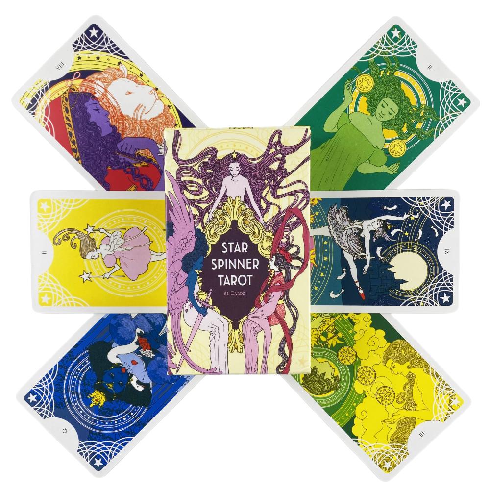 Star Spinner Tarot Cards English Version Fun Fairies Board Games Playing Family Party Entertainment With PDF