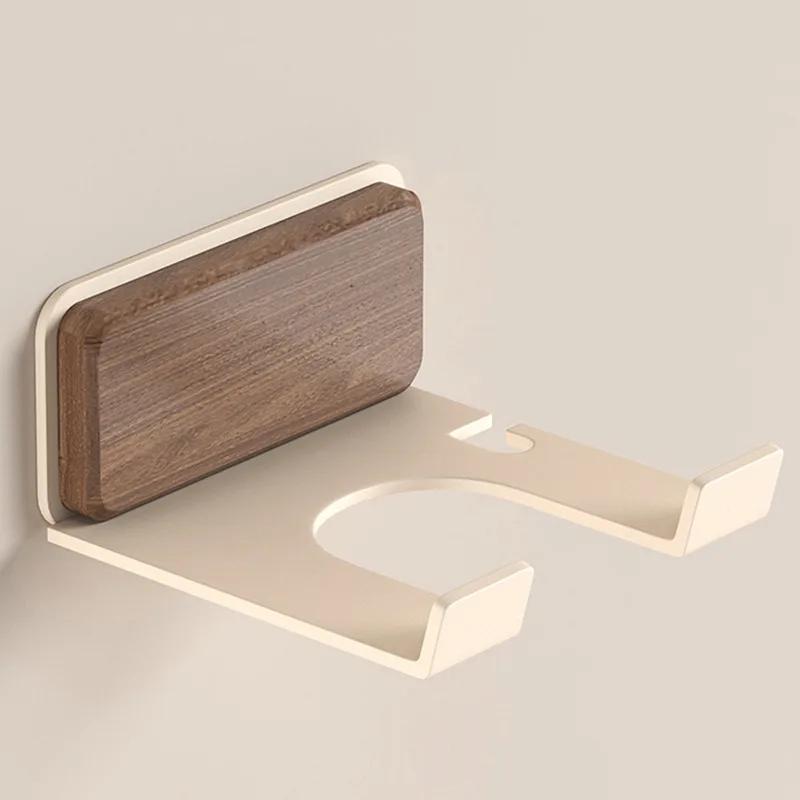 Hair Dryer Holder Bathroom Hair Straightener Stand Nail Free Shelves for Wall Room Bathroom Storage Rack Shelf Wall-mounted Home