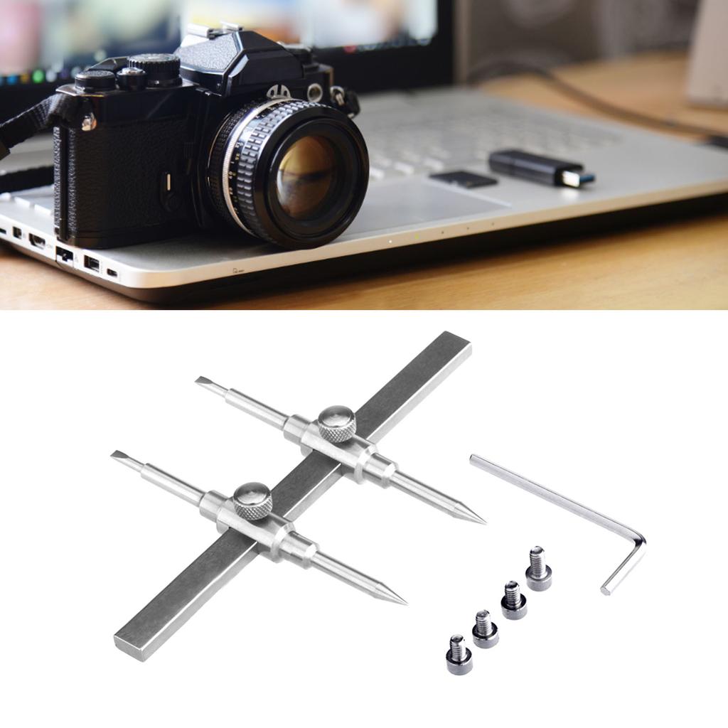 Camera Lens Spanner Wrench Double Headed Professional Stainless Steel Camera Lens Openning Repairing Tool