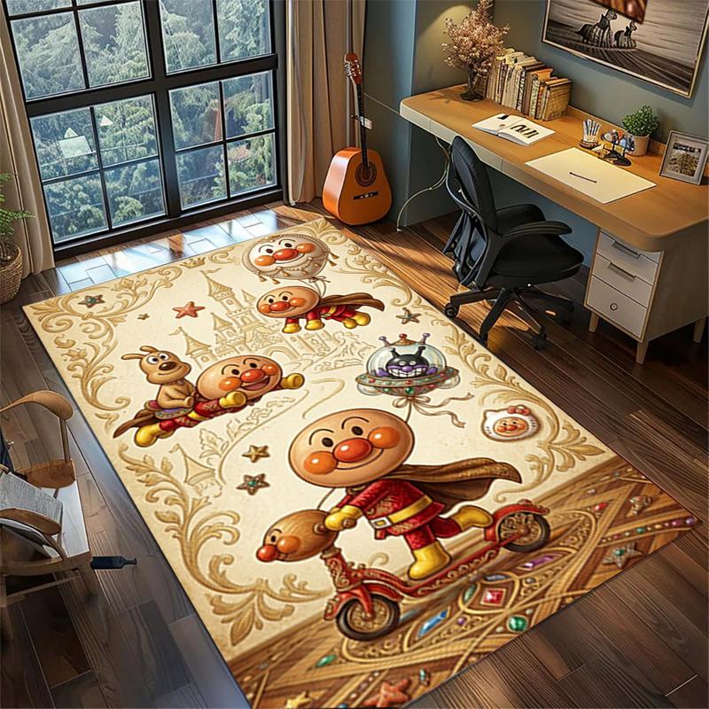 Bread Superman Bedroom Rug Large Area Non Slip Washable Floor Mat Gamer Room Home Decor Carpet