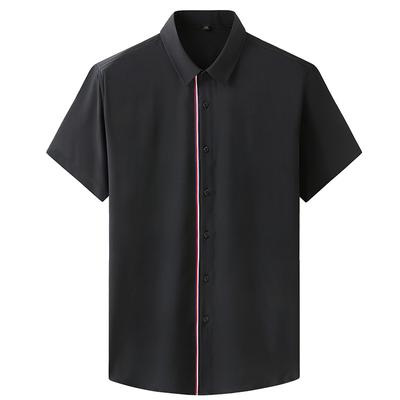 Plus Size Men 'S Short Sleeve Shirts Summer Thin Business Casual Shirts