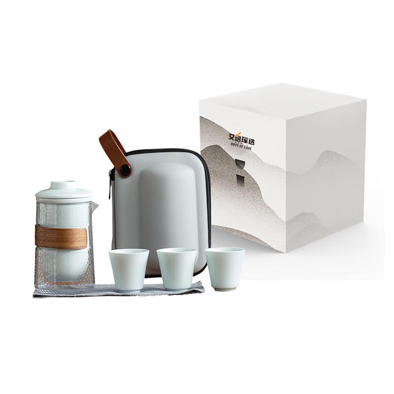 Chinese Style Ceramic and Glass Tea Set CJ-21056